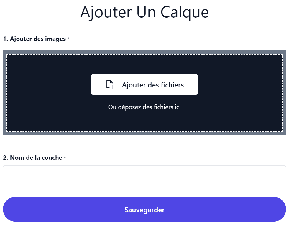 Adding images to a layer