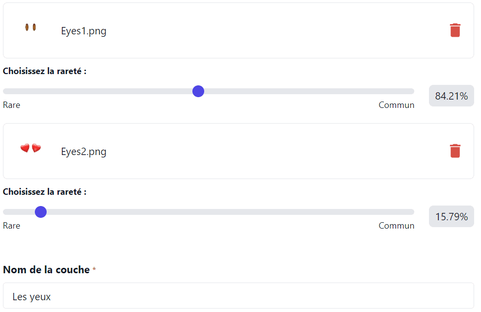 Layer preview