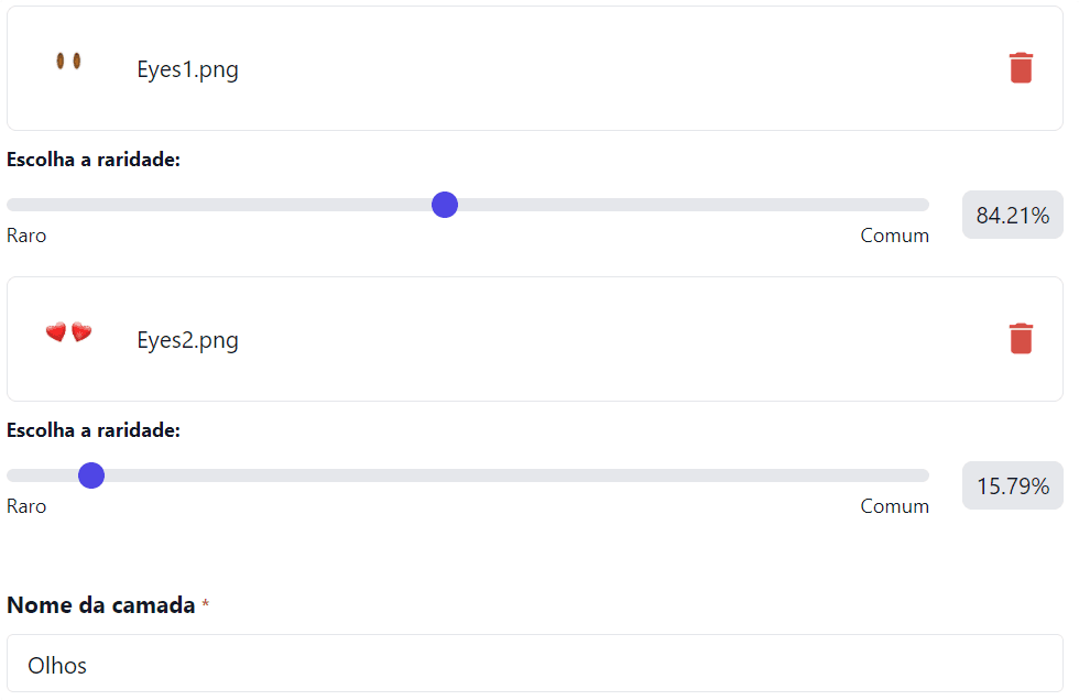 Layer preview